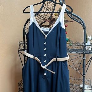 Tatyana navy dress 3x